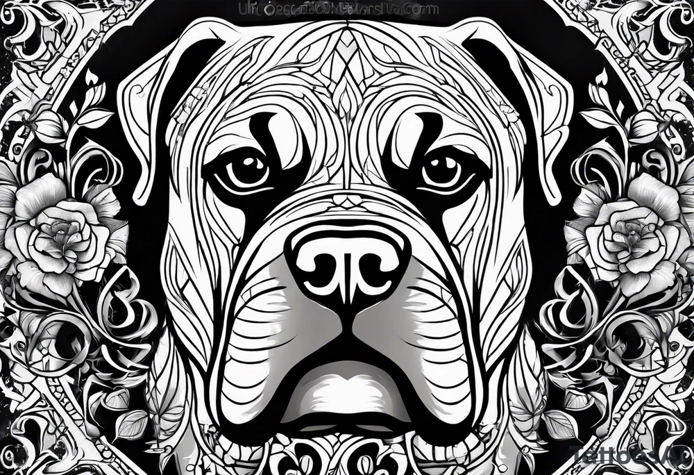 Boxer tattoo idea