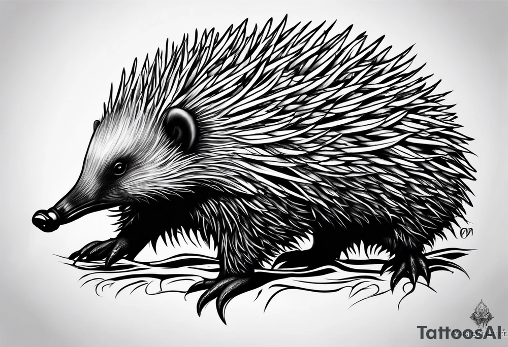 echidna tattoo idea