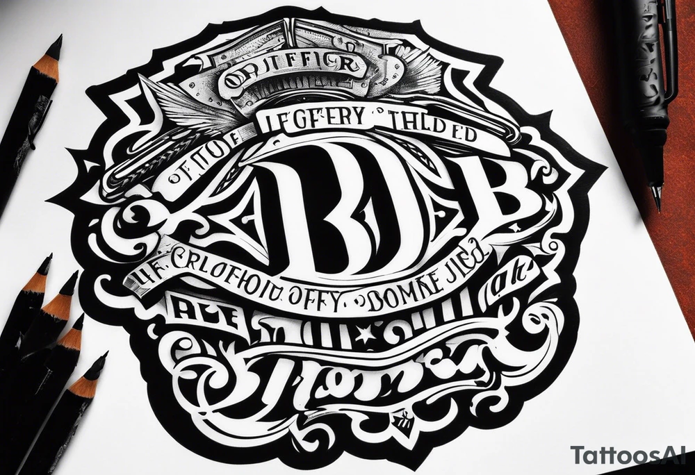 Officer B.D. tattoo idea