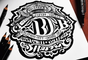 Officer B.D. tattoo idea
