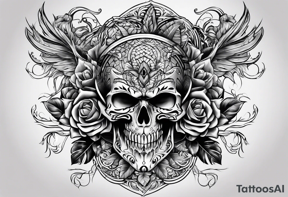 bad man tattoo idea