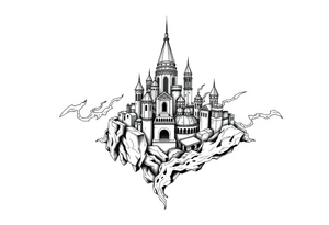 city of 
Atlantis tattoo idea