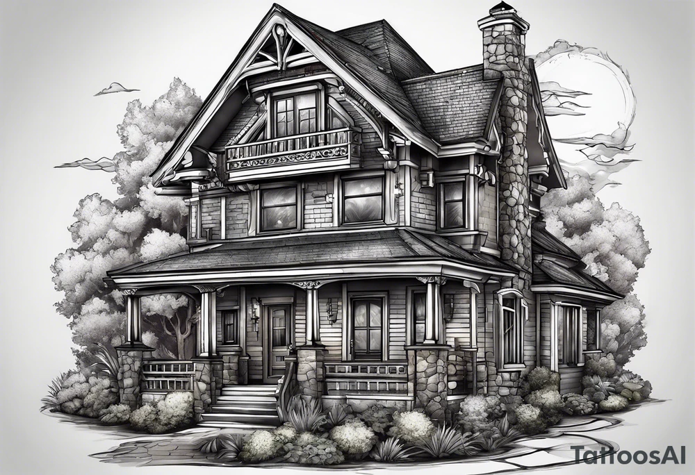 House tattoo idea