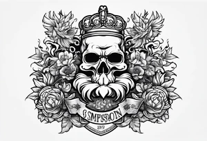 Simpson Family Crest tattoo idea