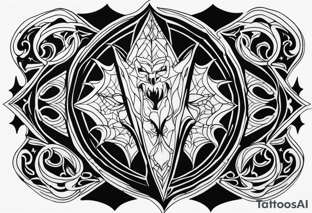 Vampire forearm tattoo tattoo idea