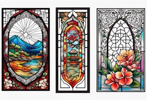 Stain glass photography tattoo idea