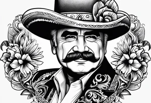 Vicente Fernandez tattoo idea