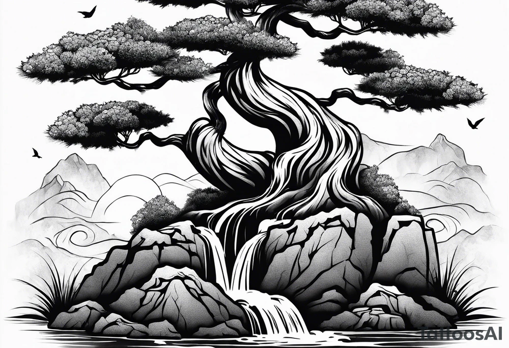 bonsai tattoo idea