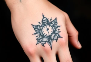 Finding peace in chaos within god tattoo idea