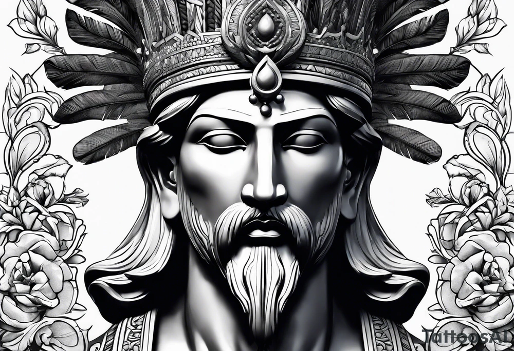 Statue tattoo idea