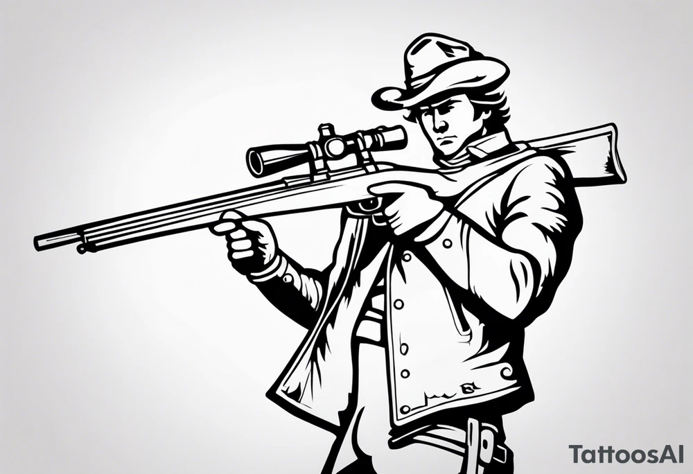 Minuteman with rifle tattoo idea