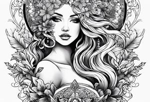 mother nature tattoo idea