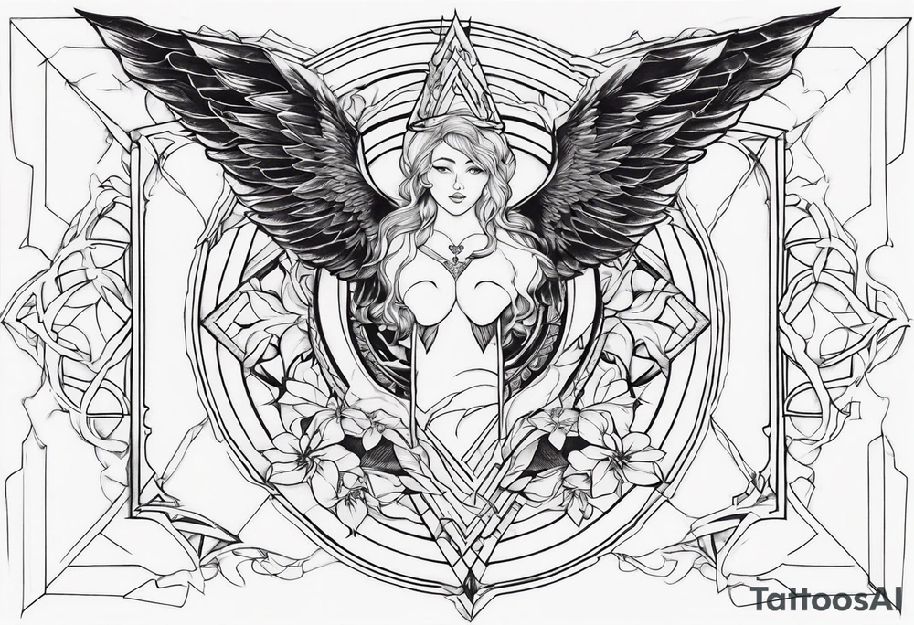 angle tattoo idea