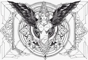 angle tattoo idea