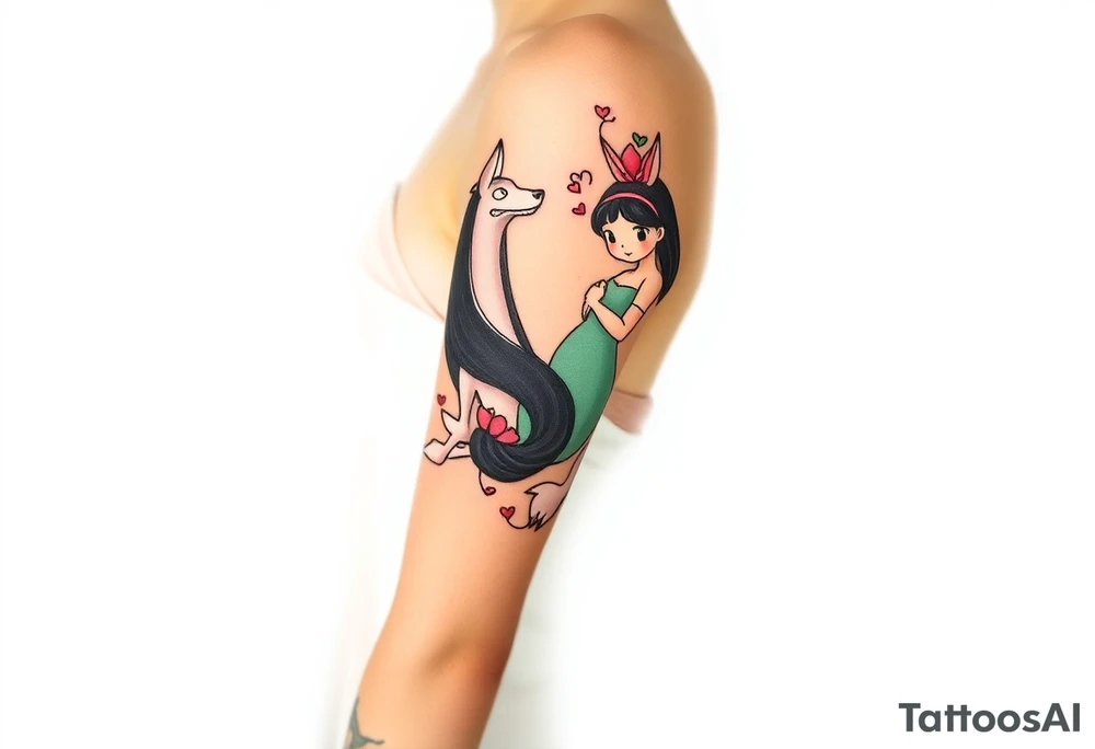 Studio ghibli characters tattoo idea