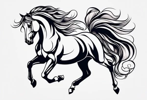 Beautiful Horse tattoo idea