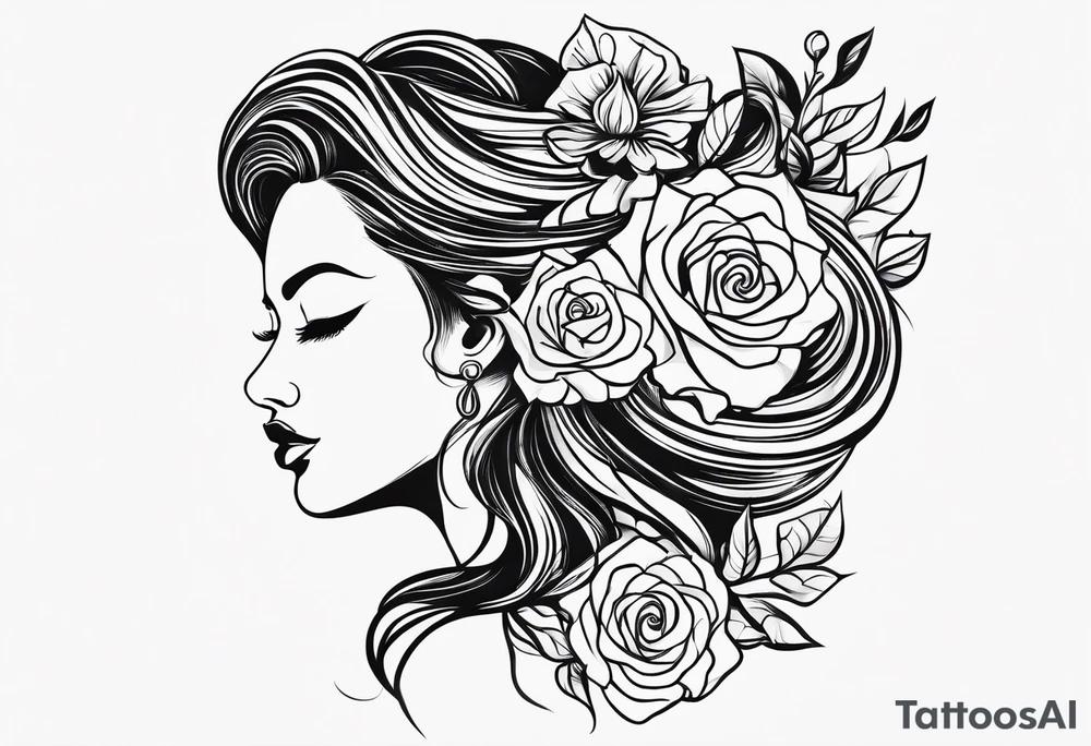 powerful but simple statement about motherhood tattoo idea