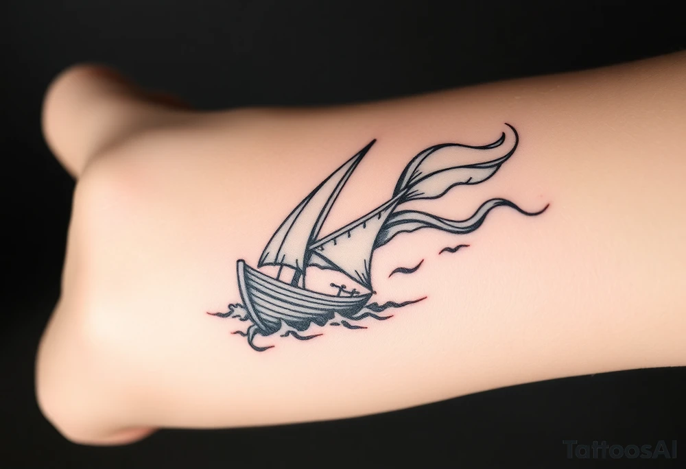 Old Norse mythology 
You can’t control the wind but you can adjust your sails tattoo idea