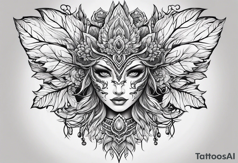 Leaf creature tattoo idea