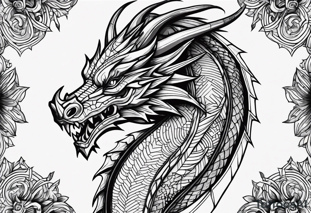 Dragon tattoo idea