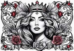 Matriarch, crown, rot tattoo idea