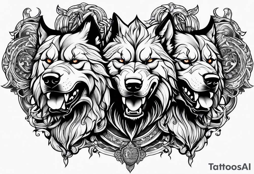 Cerberus tattoo idea