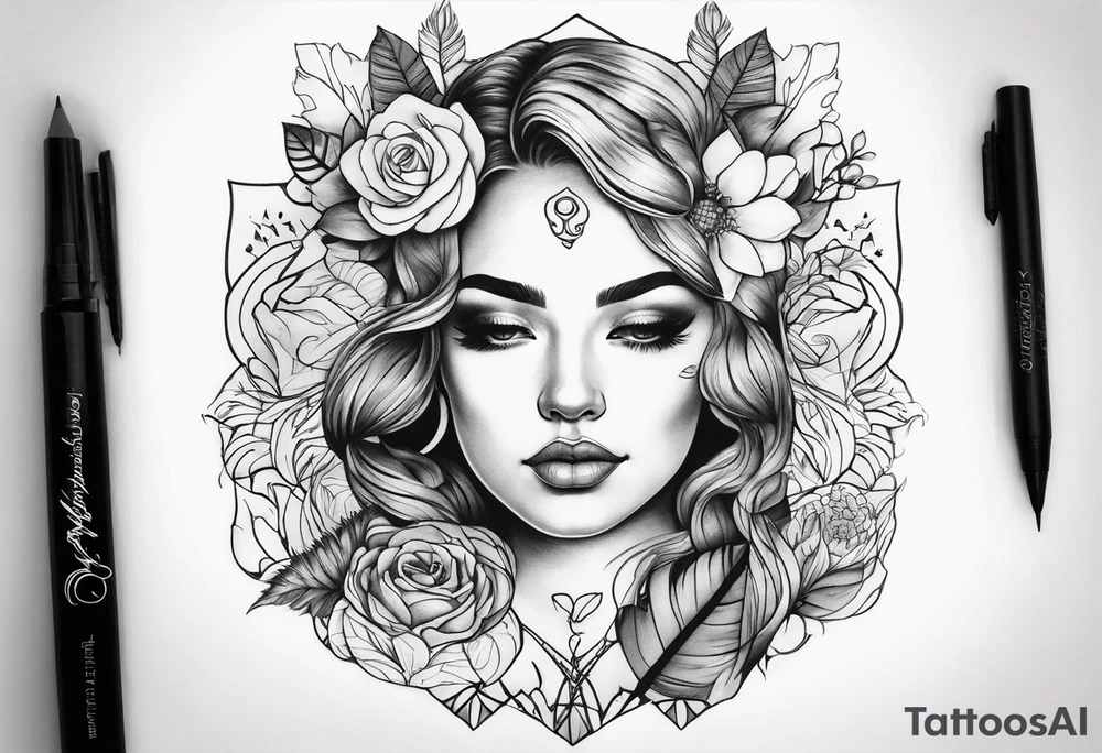small tattoo symbolizing self-care tattoo idea