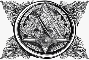 spear of longinus tattoo idea