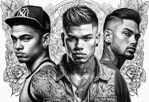 2 sons tattoo idea