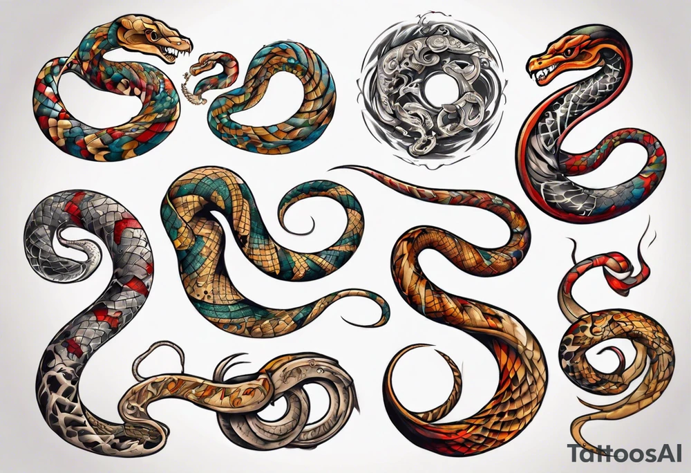 Schlange tattoo idea
