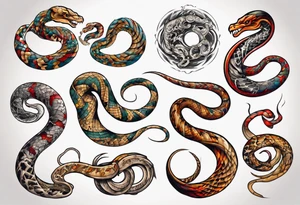 Schlange tattoo idea