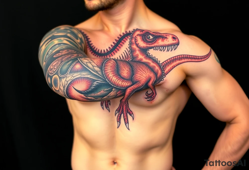 dinosaur tattoo idea