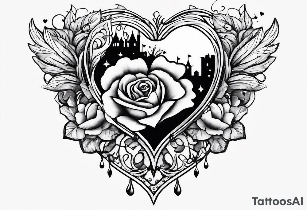 Heal my broken heart tattoo idea