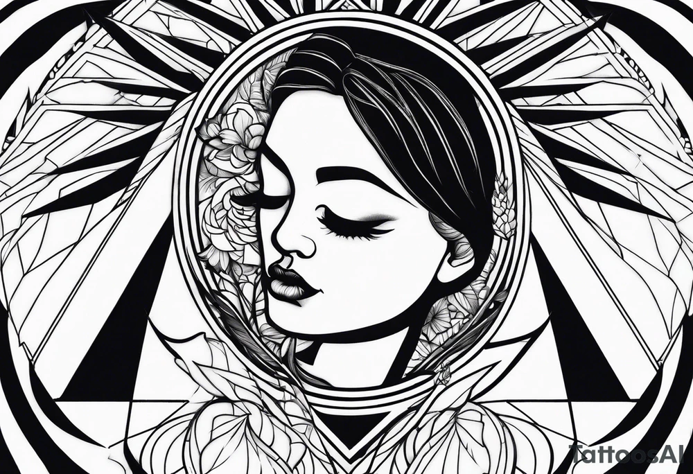 Personal growth, lecture and resilience tattoo idea