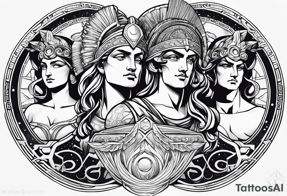 Greek gods tattoo idea