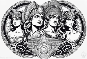Greek gods tattoo idea