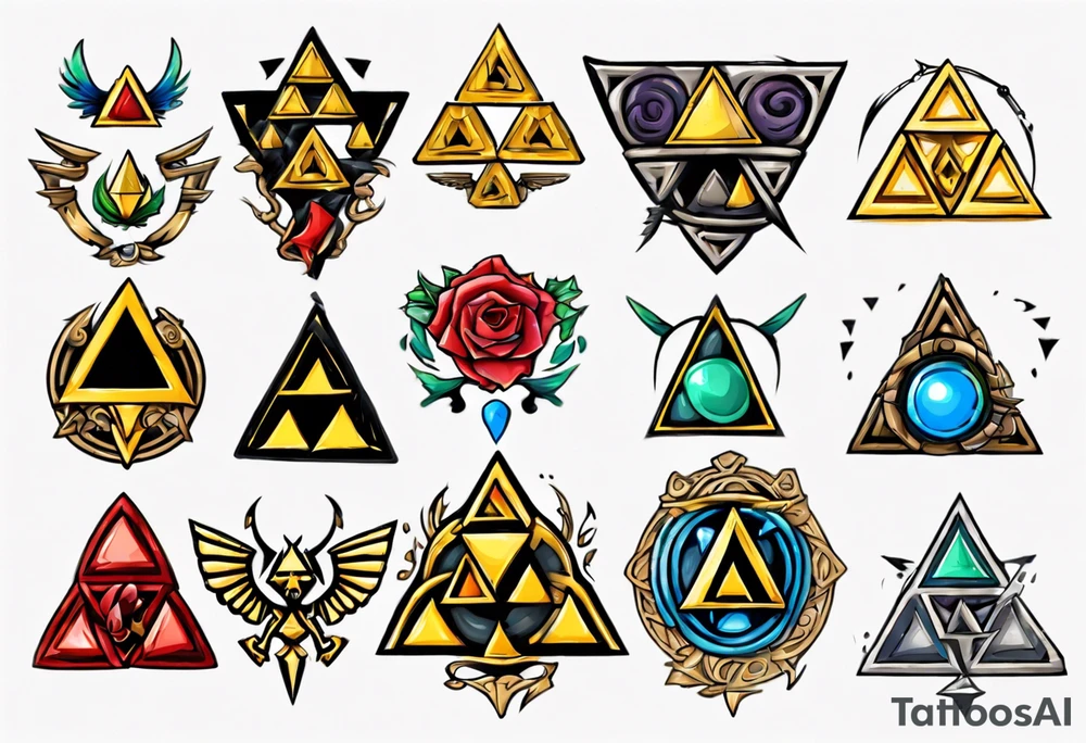 triforce tattoo idea