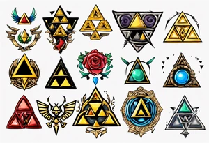 triforce tattoo idea