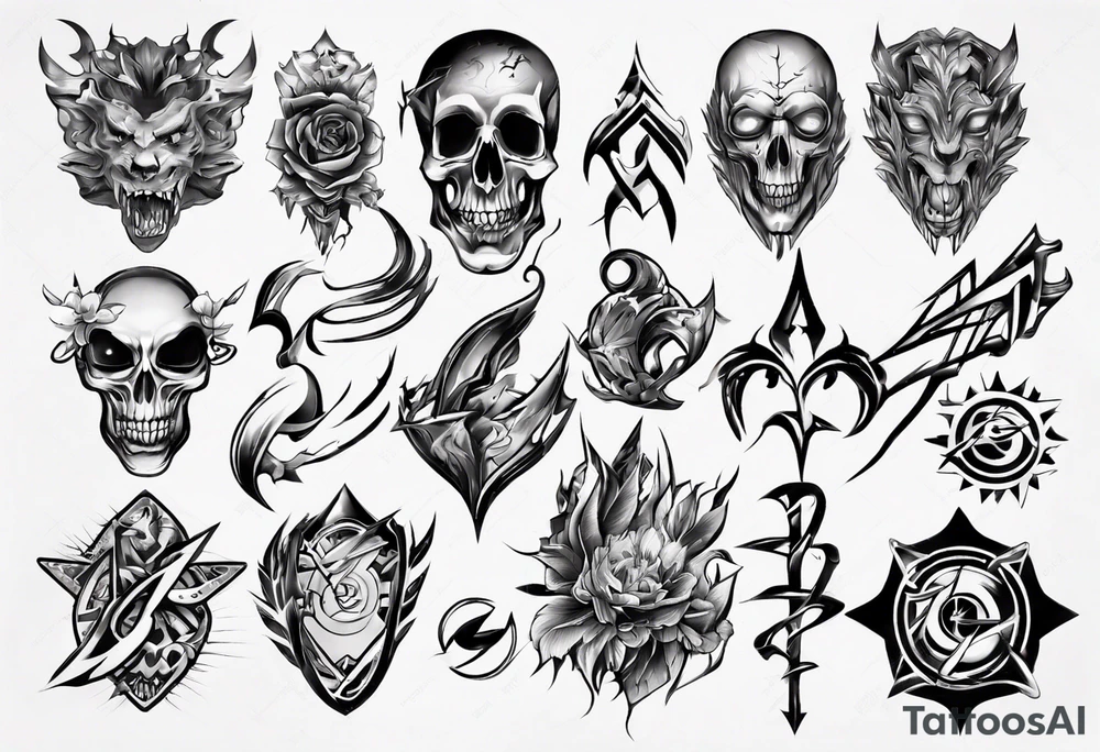 Average sign tattoo idea