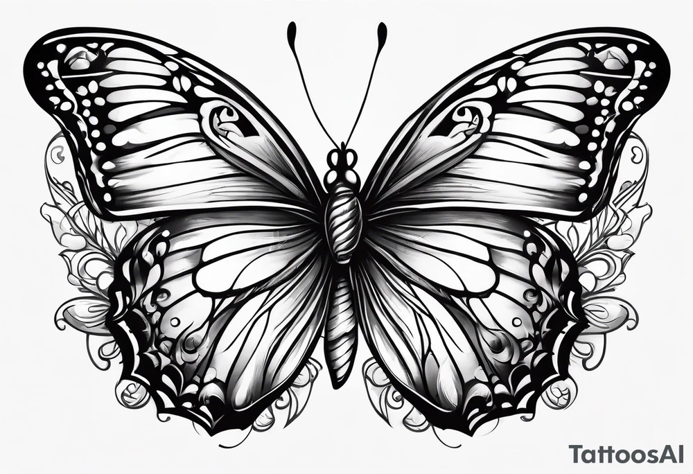 Butterflies tattoo idea