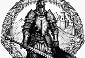 knight tattoo idea