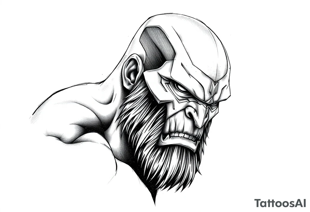 thanos tattoo idea