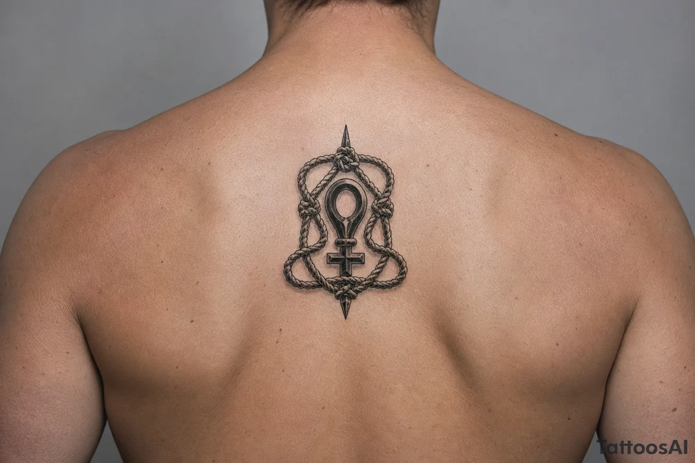 BDSM symbol feminine tattoo idea