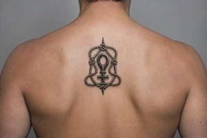 BDSM symbol feminine tattoo idea