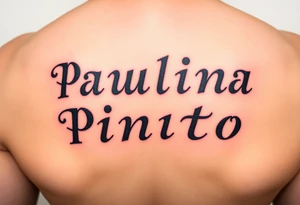 Paulina Pinto tattoo idea