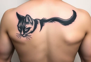 Black Cat tattoo idea