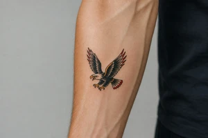 soaring eagle tattoo idea