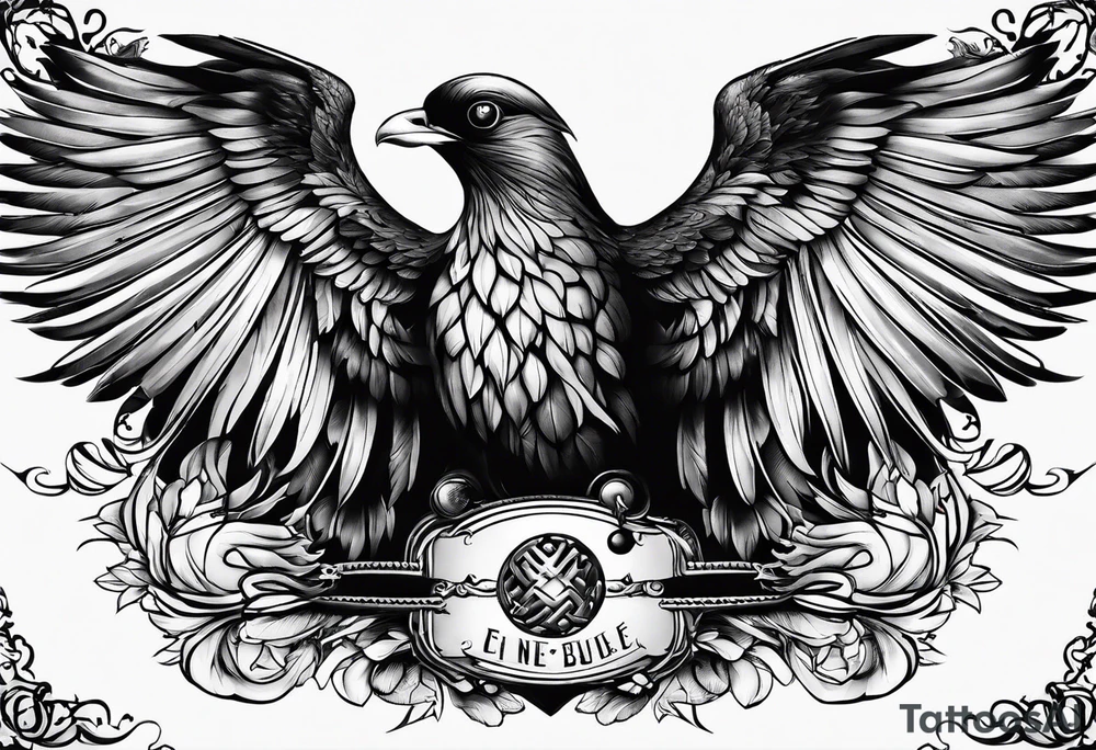 Eine weiße Taube tattoo idea