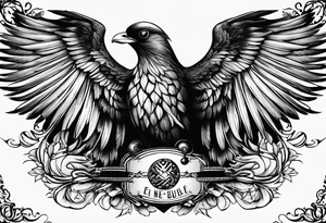 Eine weiße Taube tattoo idea