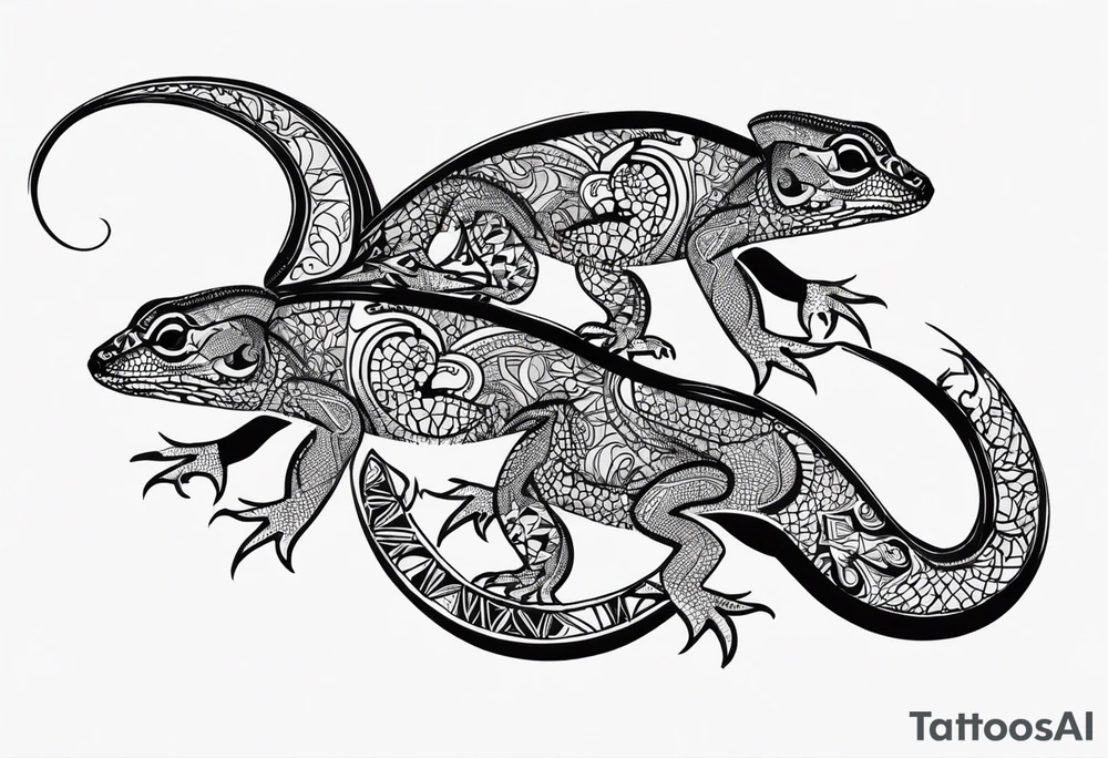 lizards tattoo idea